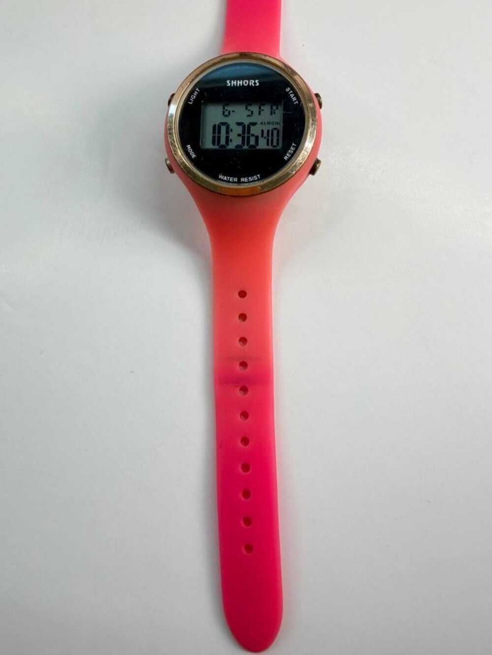 Shhors Digital Women’s Watch – Pink Silicone Strap – Fully Working - Picture 6 of 8